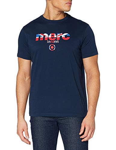 Merc Broadwell T-Shirt Camiseta, Azul, XL para Hombre