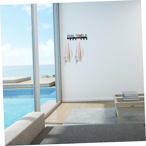 Gancho de piscina creativo para colgar ropa sin dañar las paredes de baño 8