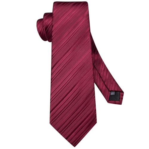Image of Hi-Tie Men's Tie Sets Silk Paisley Striped Necktie Pocket Square Cuff-links Sets Wedding Business Holiday