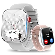 ✅【2.01インチHD大画面 & DIY文字盤】Smart Watchは、2.01インチ大画面でより高い解像度の視覚体験とスムーズなタッチ触感を楽しめ、通知や文字一目で見やすくなる!文字盤は、本体からプリセットされている文字盤を選択する以外に、専用アプリ「DAFIT」100種類以上の文字盤をダウンロードできます。スマートフォン上の写真を選択して文字盤をカスタマイズしたりできます。さらに、文字盤DIY機能もあり、自分の好みに合わせて交換可能できます。★加え、バンドは交換可能なので、標準の22mm幅...