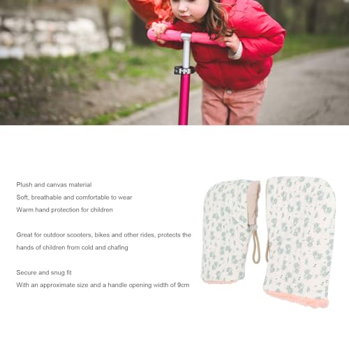 Crianças Luvas de Scooter, Pelúcia, Lona Crianças Pedal Bicicletas Luvas Crianças Equilíbrio Luvas d