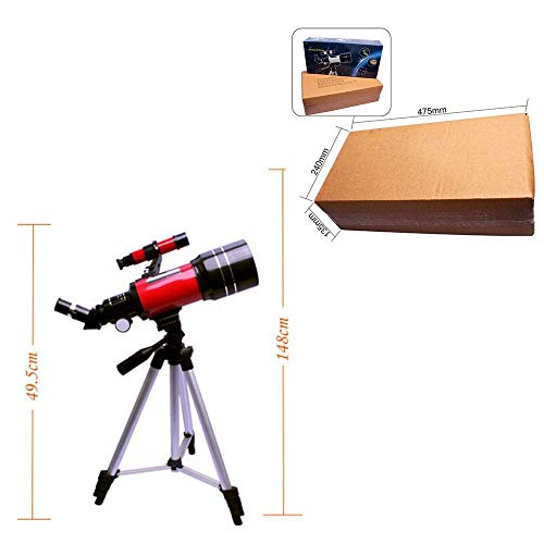 Telescopio portátil para niños con trípode y alta magnificación miniatura 6