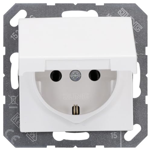 JUNG A 1520 BFKL WW Prise de courant thermoplastique IP44 étanche