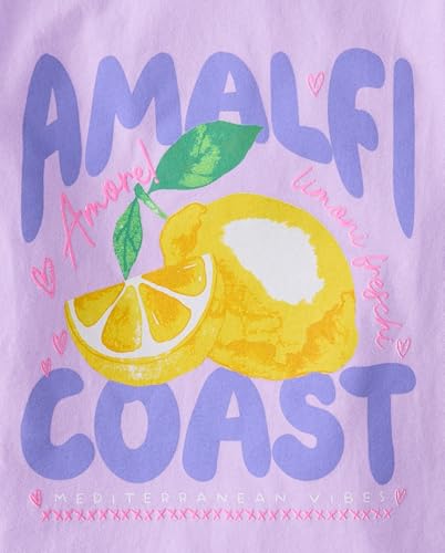 Image of The Children's Place Girls' Short Sleeve Graphic T-shirts (5-Pack)