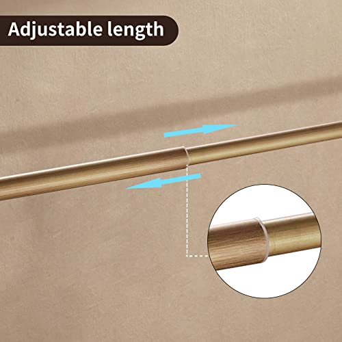 Wincase 並行輸入品 Antique Brass Bathroom Accessories, Retro Adjustable Bathroom Hardware, Brass Bath Towel Bar Set 24 Inch 4 Piece Tolilet Paper Holder Towel Ring Robe Hook Wall Mounted Vintage thumb #5