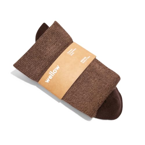 Image of Wellow Knee High Compression Socks for Men & Women, 18-25 mmHg, Bamboo Viscose, Swelling Relief