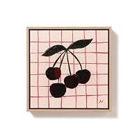 稀少❣️美品✨francfranc アートパネル　絵画　花柄　インテリア　レトロ NEW!】レトロ感漂うアートボード🍒｜フランフラン｜ショップ