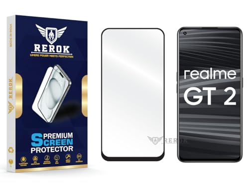 Image of Gorilla Tempered Glass Screen Protector Compatible with Realme GT 2 [Pack of 1] | Edge-to-Edge, Bubble-Free, Case Friendly, Easy Installation Kit