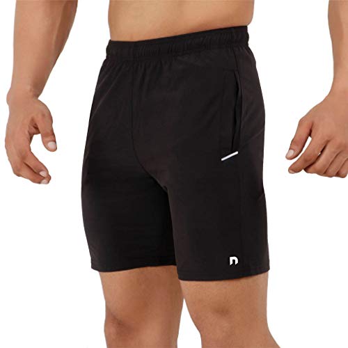 Image of NEVER LOSE Men's Lightweight Performance Training Shorts with Quick-Dry Fabric for Running, Gym and Everyday Workouts