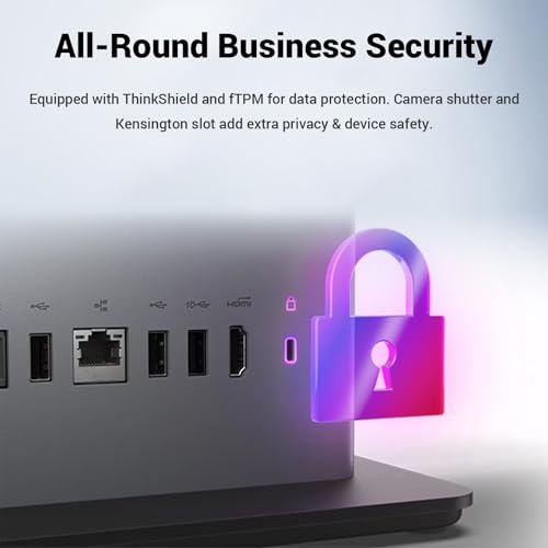 Image of Lenovo ThinkCentre Neo 55a Gen 6 Business All-in-One, 23.8 inch FHD IPS 100Hz, AMD Ryzen 5 220 Up to 4.9 GHz, 16GB DDR5, 512GB SSD, Wired KB & Mouse, HDMI, 5MP Webcam, Wi-Fi 6, Windows 11 Pro, w /Bundle