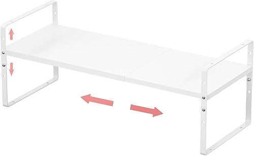 Estante organizador de especias apilable expandible en gabinete, estante de cocina, armario de cocina, organizador apilable para especias, despensa