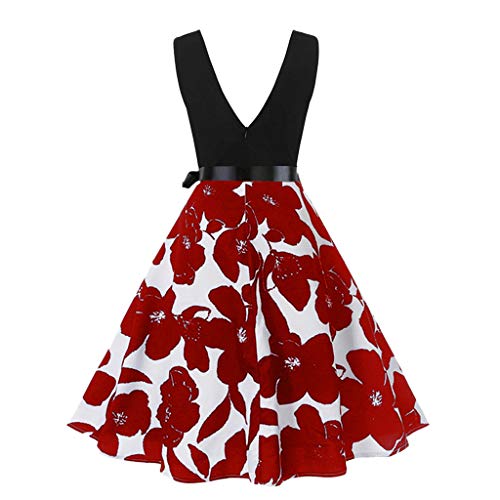 Beikoard_Vestido Vestido Estampado de Moda Coctel S-3XL