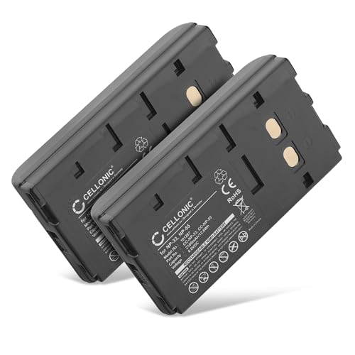 subtel CELLONIC® 2x NP-55 NP-98 NP-68 NP-33 NP-78 Battery Replacement for Sony CCD-TR705E TR750E TR805 TR55E TR350 TR303E TR2000E CCD-V5000 CCD-FX270E 2100mAh Camera Spare Backup Power Pack
