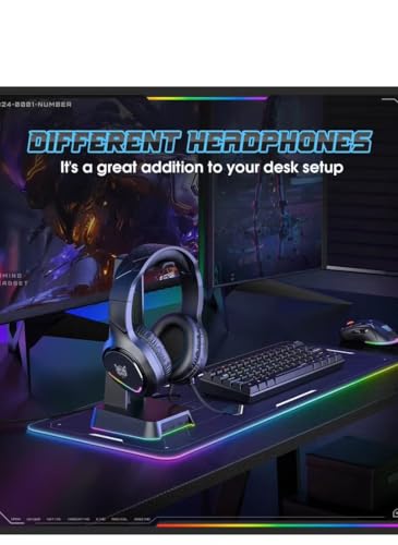 ONIKUMA X31 Wired Headphones with RGB Colorful Lighting Surround Sound Wired Headset for PC Gamers Gaming Xbox