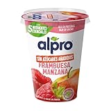 Alpro Yogur Manzana Frambuesa, 400g