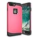 iPhone 7+ Plus Case, Snugg Apple iPhone 7+ Plus Dual Layer Slim Cover [Infinity Series] Protective Bumper Shell Skin - Coral Red