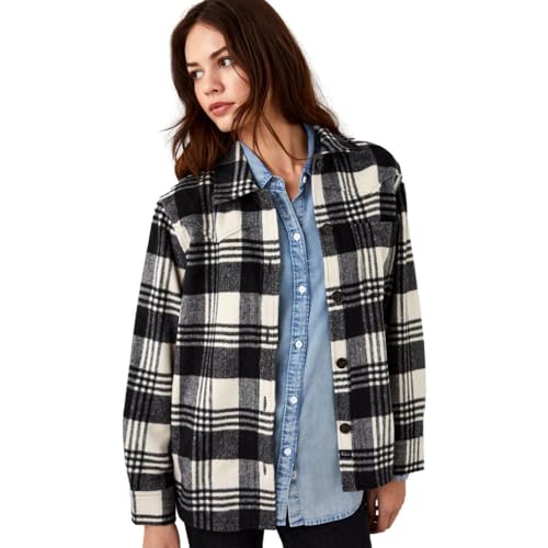 Rails Women's Tripp Jacket, Oyster Black (Medium)