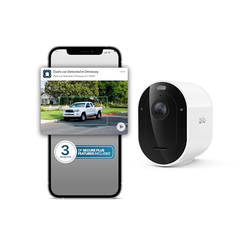Image of Arlo Pro Security Camera 2K HDR (6th Gen, 2025 Release) Wireless Outdoor Camera, 1 Cam, with Secure Plus 3-Month Subscription