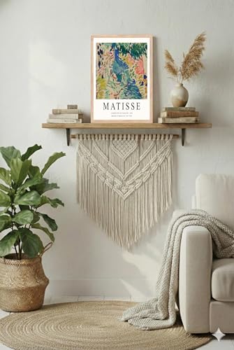 Image of BLINKART Henri MatisAesthetic Modern Art Walls With Frame | Natural Wood Texture | Living Room Bedroom Office Wall Decoration | Poster Home Decor Frames Wall Bedroom | 12x8 Inches (D239)