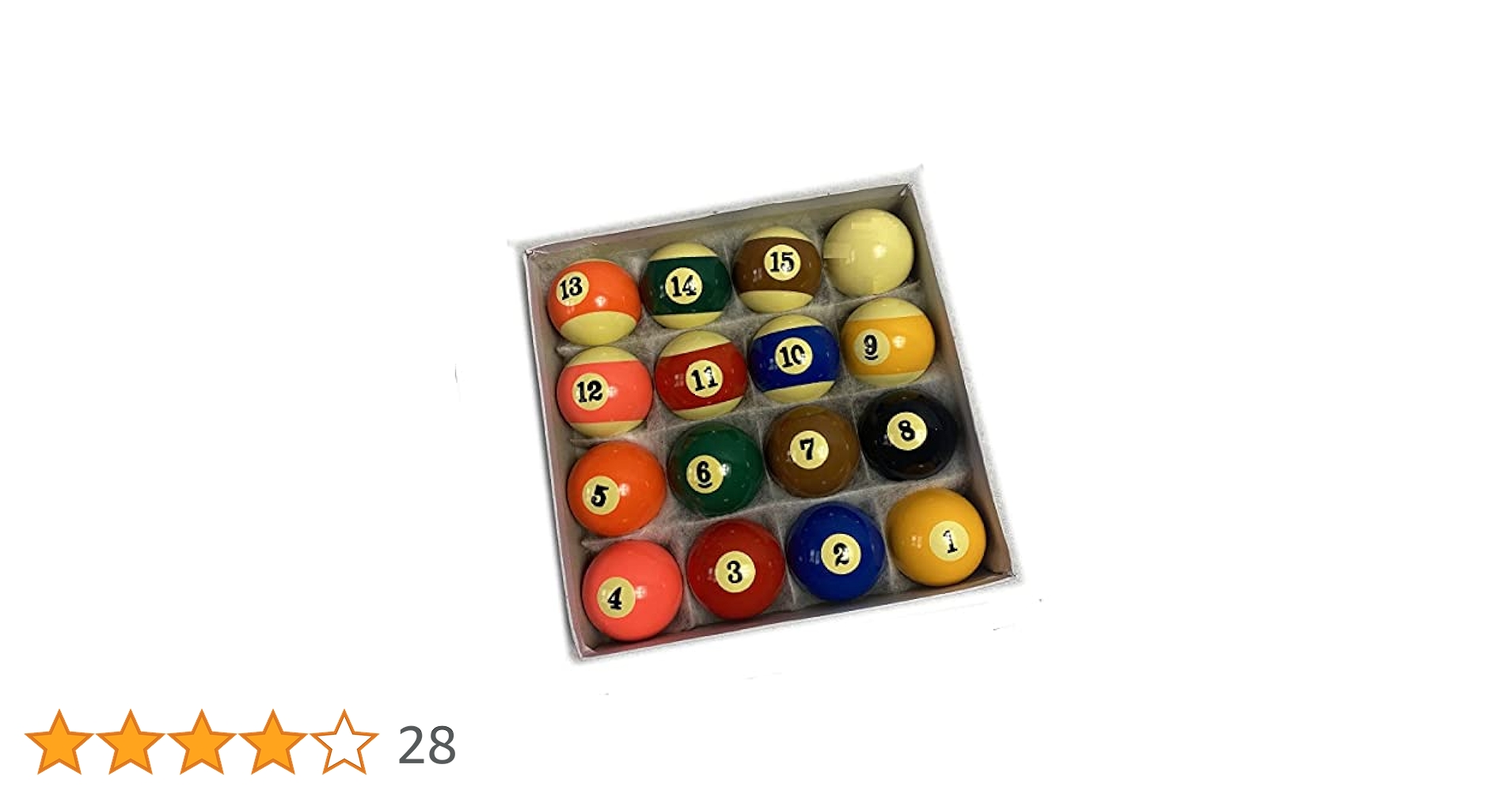 Amazon.co.jp: ビリヤード 球 玉 16個セット ローテーション