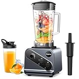 Blenders for Kitchen, 2000W Professional Blender, 68oz Large Capacity with 27oz To-Go cup, Smoothie Blender with 35000RPM to Make Soups, Jams, Frozen Fruit&More, Dishwasher Safe, BPA-Free
