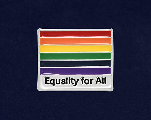 Image of Fundraising For A Cause | LGBTQ Equality for All Rainbow Pins - Pride Pins for Men & Women