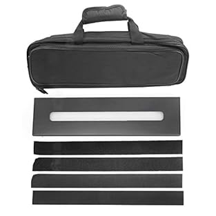 EFFECT PEDAL BOARD DESIGN: This effect pedal board features a single row of mini boards, capable of holding up to 6 mini effect pedals, providing a neat and organized setup for your pedals PROTECTIVE ENDS: Each end of the pedal board is equipped with...