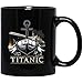 Titanic 1912 - Taza de café divertida, diseño de barco de pasajeros a través del océano