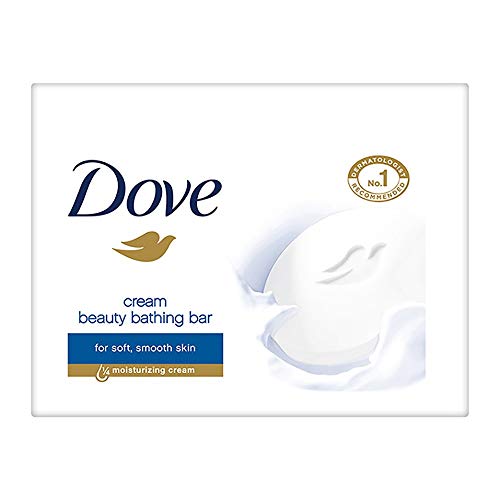 Image of Dove Intense Repair Shampoo, 1L & Dove Cream Beauty Bathing Bar, 100g (Pack of 3)