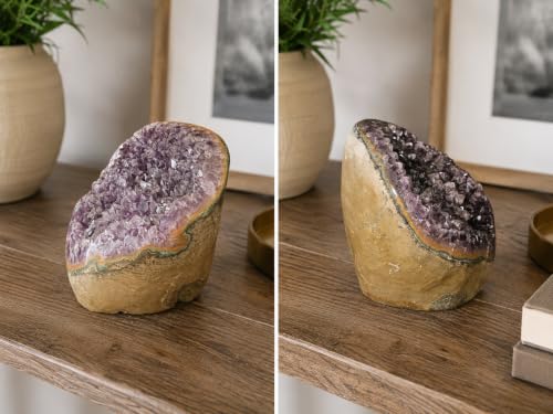 Image of Extreme Rocks & Fossils Superior Best Amethyst Cluster (Deep Purple Amethyst, Unique Specimens 7 to 8 lbs)