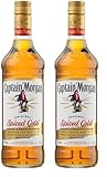 Captain Morgan Spiced Rum 1 Litre (Pack of 2)