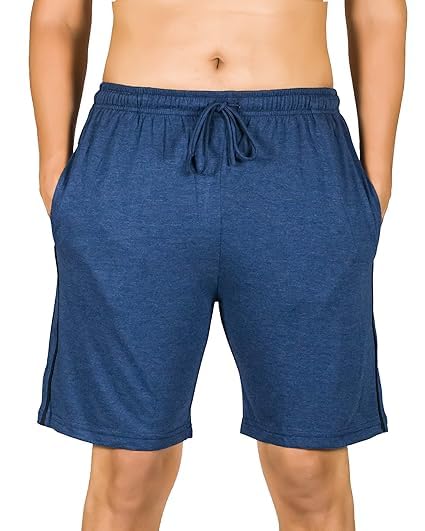 ONE STREET Cotton Half Pant for Men with Chain Pocket