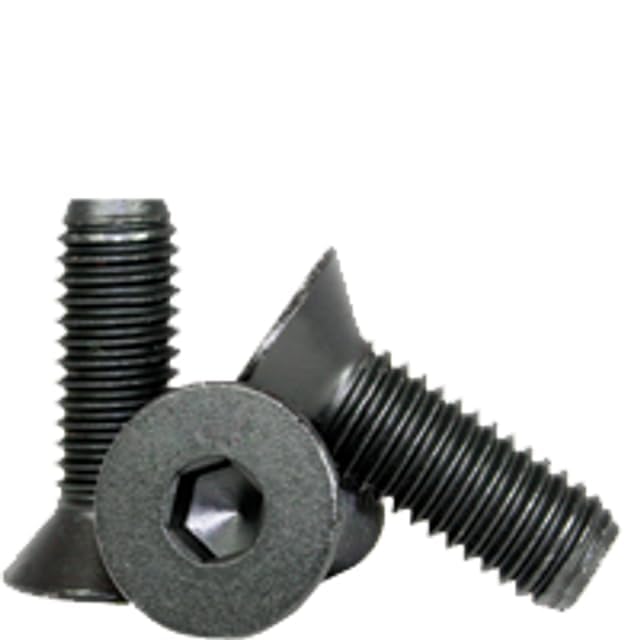 1/2"-13x2 1/2",(Pt) Flat Socket Caps Coarse Alloy Thermal Black Oxide