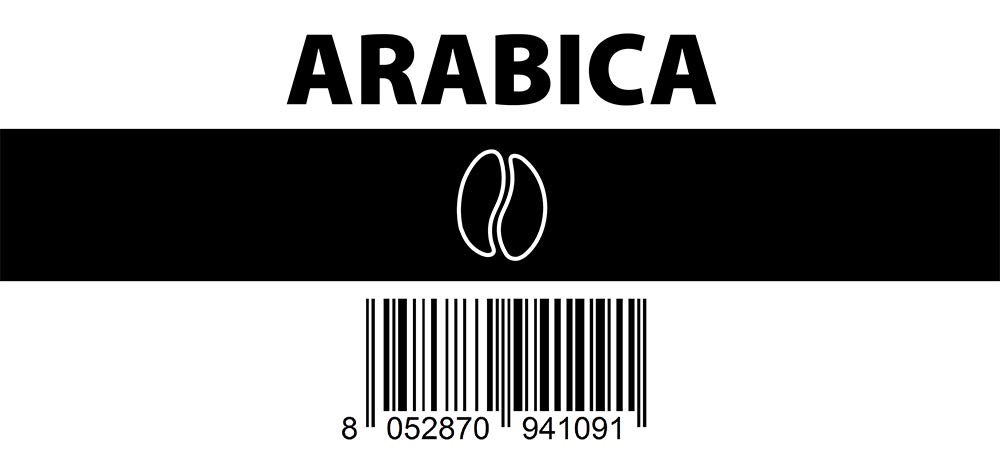 Note D'Espresso Arabica, Miscela di Caffe Torrefatto in Grani, 2 kg, Confezione da 2 x 1000 g