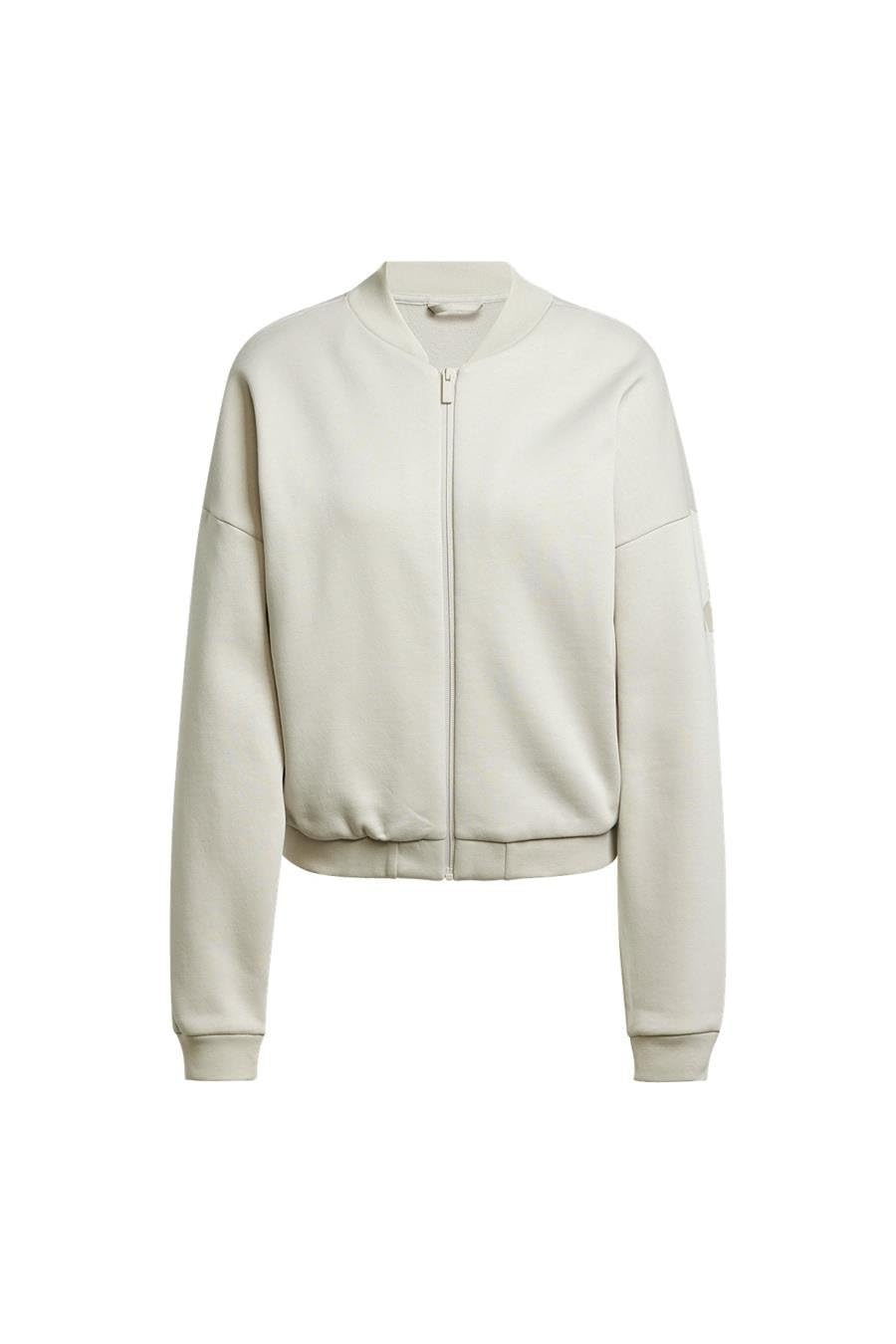 adidas Women's ESSENTIALS CONTEMPORARY LOGO BOMBER JACKET, Wonder Alumina, S