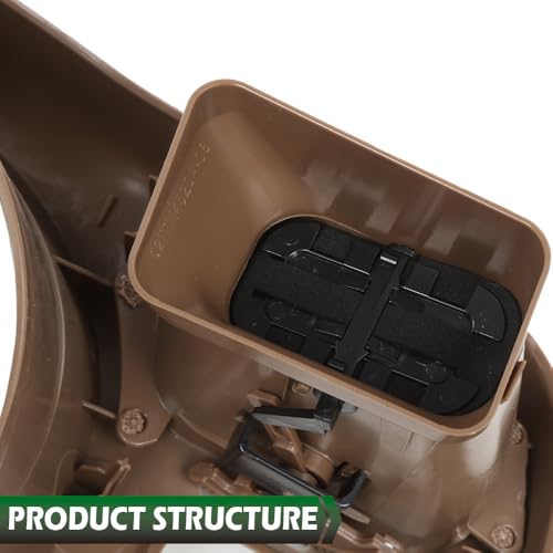 GRAND ORANGE Dashboard Radio Bezel Dash Cover Compatible with Chevy Blazer S10 Gmc Jimmy Sonoma 1998-2004/ Fit For Vehicle With Double Din Radio Beige
