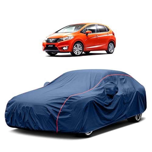 Image of Heavy-Duty Car Cover for Compatible with Honda Jazz (2009 to 2025 All Models) Deluxe Car Protection Cover ? Waterproof & UV-Resistant All-Season Exterior Protection