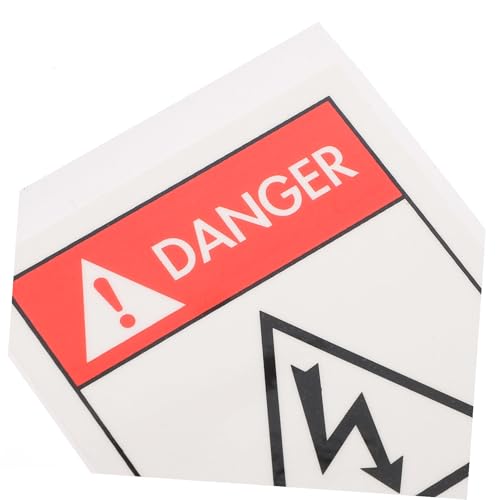 Autocollants de sécurité pour zone dangereuse étiquettes prévention risques x24