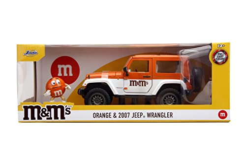 Jada M&M's Jeep Wrangler Escala 1:24 con Figura miniatura 2