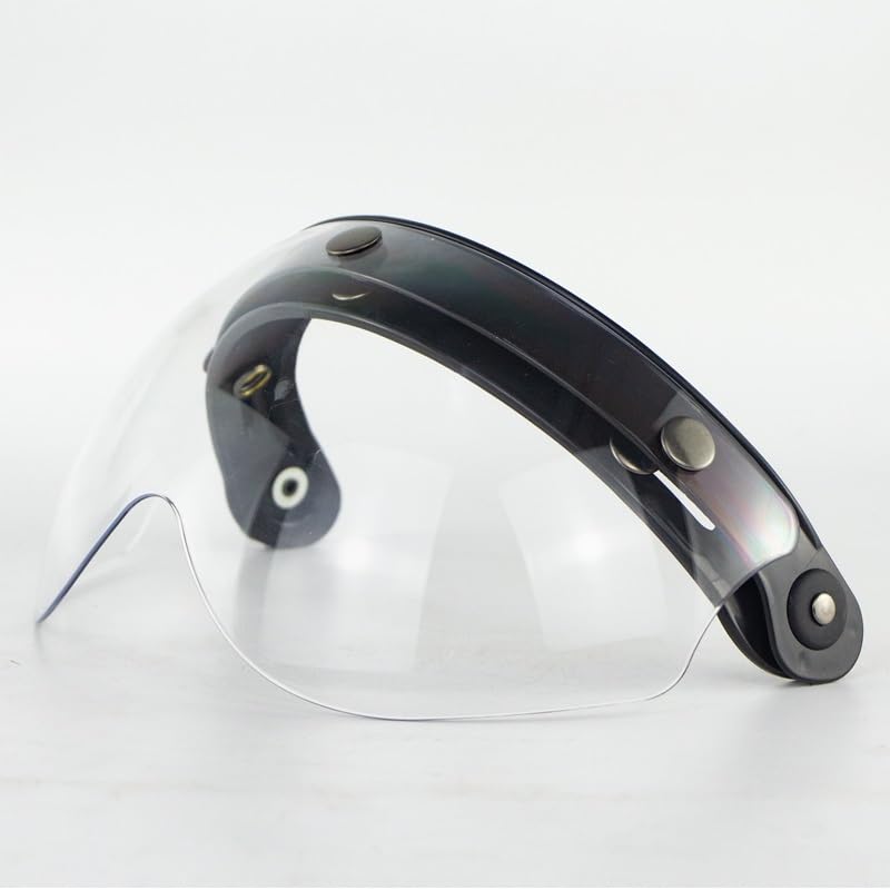 Visière De Casque De Moto – Lentille Bulle Polyvalente, Anti-buée, Anti-pluie, Protection UV | Pour Toutes Conditions, Jour Et Nuit