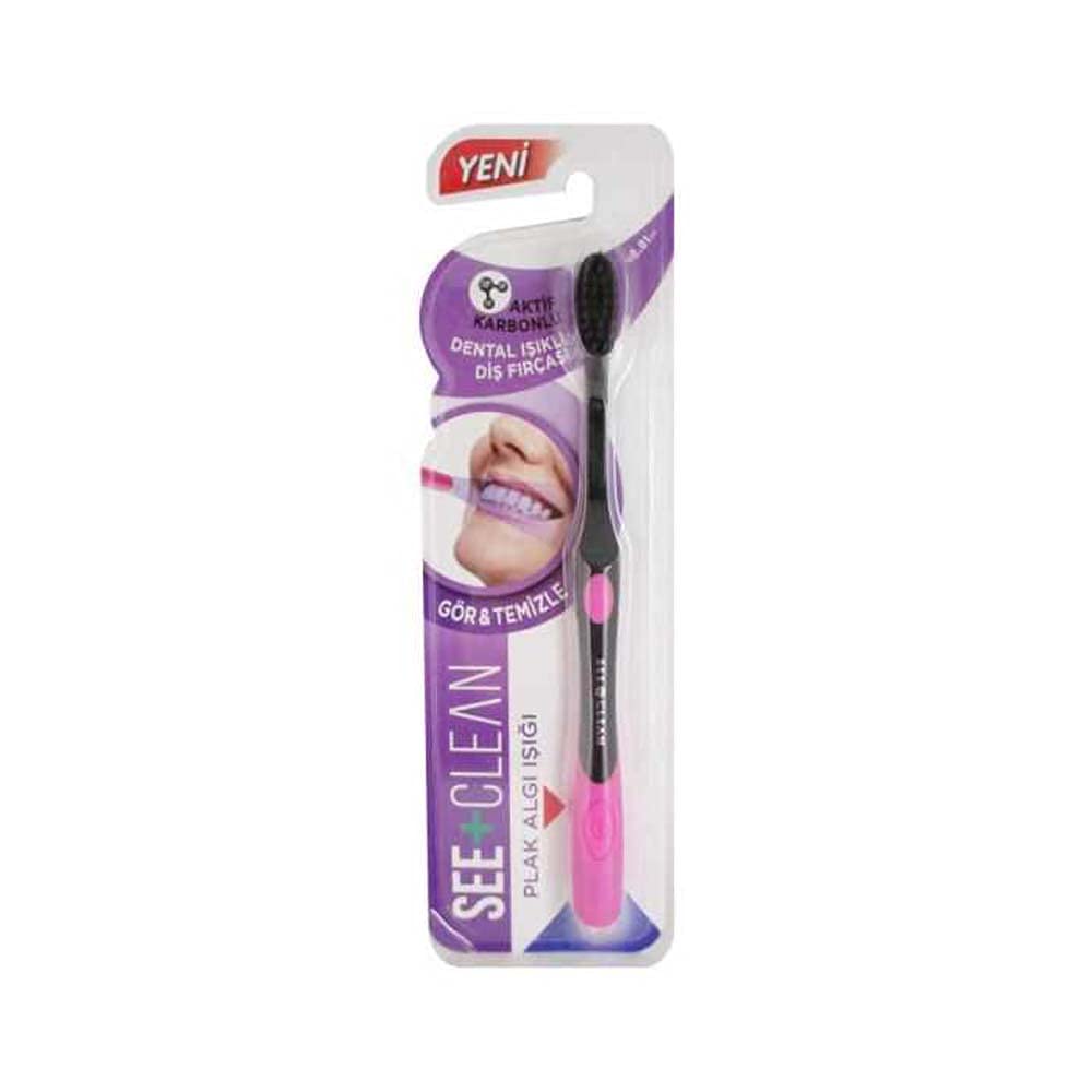 See+ Clean Dental Işıklı Diş Fırçası Pembe