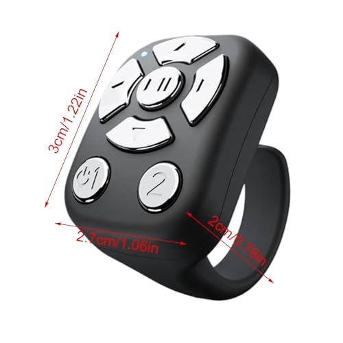 Remoto de desplazamiento remoto Página Turner Finger Scroller con carga Tipo C para móvil 6