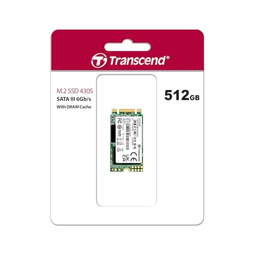 Image of Transcend 512GB M.2 2242 Internal (SSD) Solid State Drive | SATA III 6Gb /s | SSD 430S | 3D NAND | Read /Write - up to 560 /500 MB /s | 280 TBW | 5 Yrs. Warranty | TS512GMTS430S