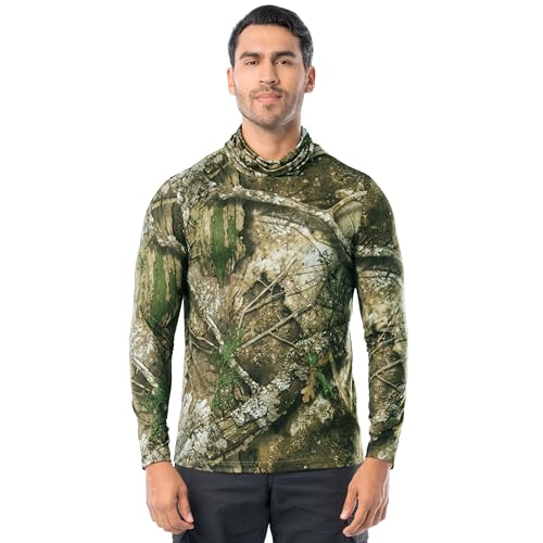 Realtree Men's Performance Pullover Hoodie with Gaiter