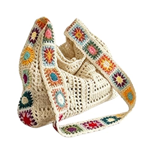 Bolso de ganchillo tipo pouch grande: la bolsa transpirable que evita la humedad en la playa
