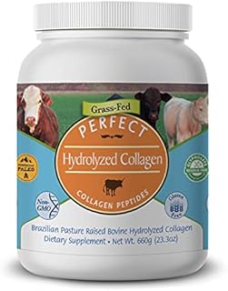 Perfect Supplements – Perfect Hydrolyzed Collagen Powder – 660 Grams – All Natural Collagen - Brazilian Pasture Raised – Promotes Healthy Skin