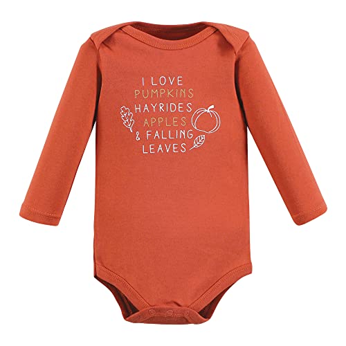 Image of Hudson Baby baby-boys Cotton Long-sleeve Bodysuits 5-pack