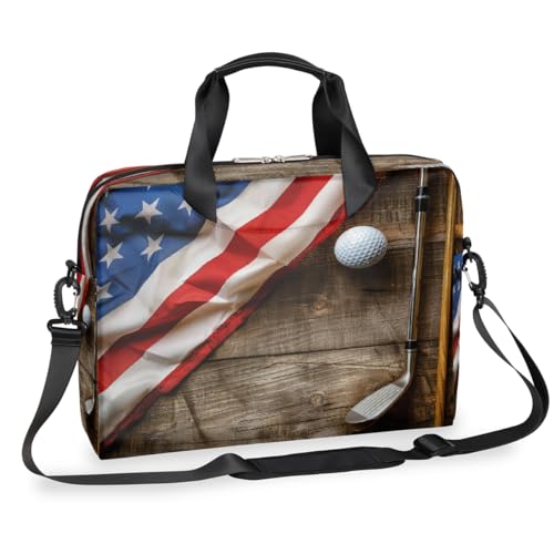 Maletín para portátil 15.6 pulgadas con bandera americana miniatura 1