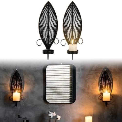 Chandelier en forme de feuille bougeoir vintage pour table basse - 8