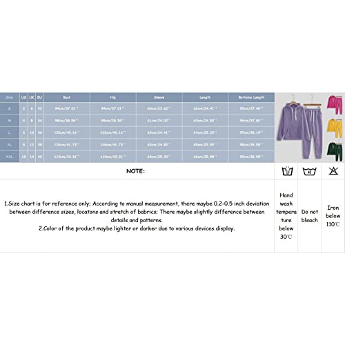 Aniywn Conjunto de moletom feminino, 2 peças, plus size, moletom com capuz, conjunto de moletom comb